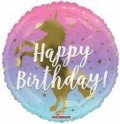 Birthday Unicorn Silhouette PKGD